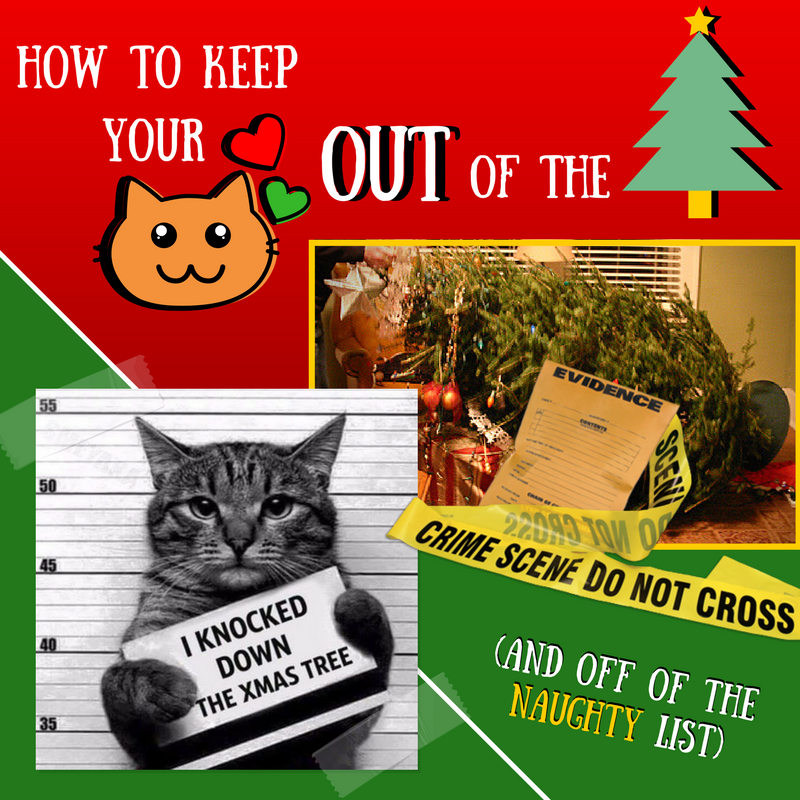 keep cat out of christmas tree orig
